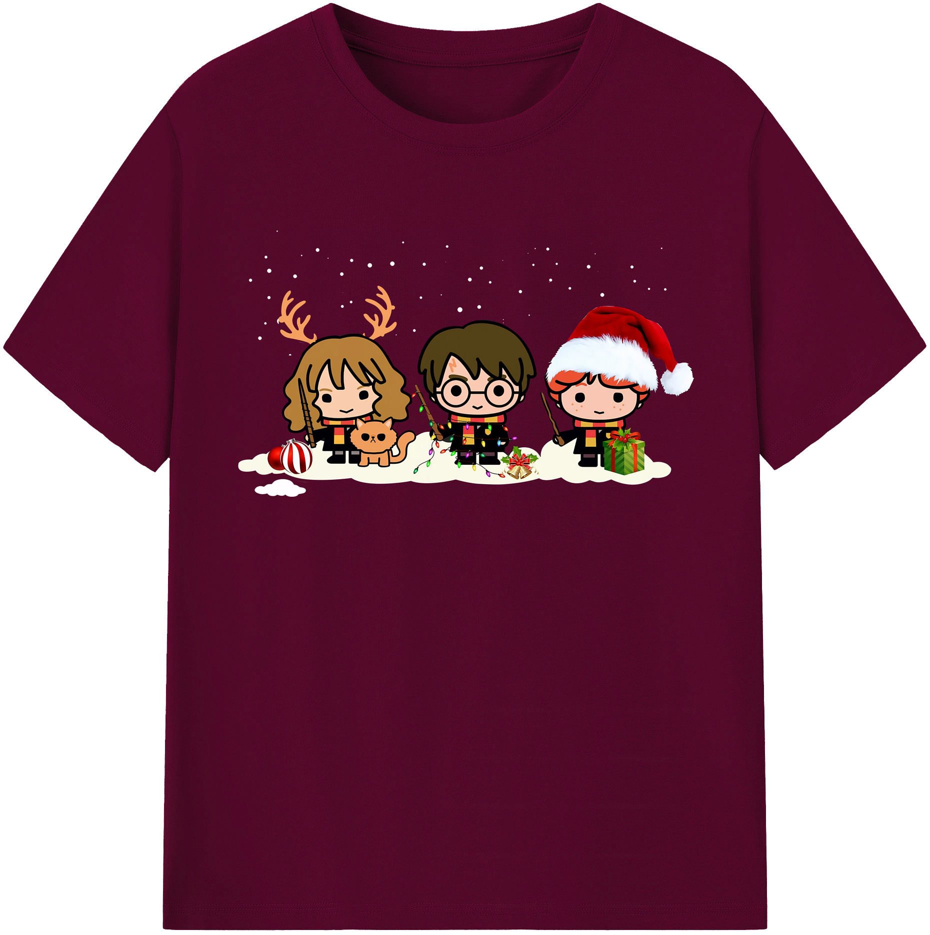 （画像用） Harry Potter ハリー・ポッターシリーズ レディースカジュアルプリントTシャツ（綿100％）